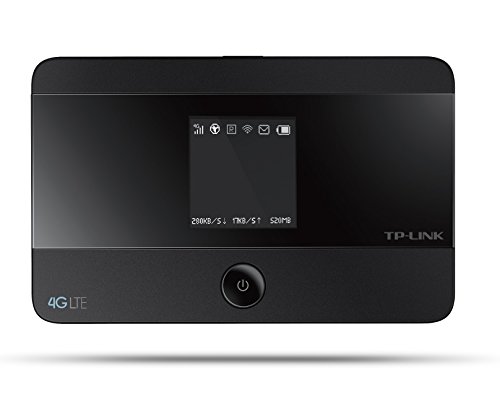 TP-Link M7350 mobiler 4G/LTE MiFi Dualband-WLAN-Router (LTE Cat.4 150Mbit/s, 2000mAh interner Akku, OLED-Display, SIM-Kartensteckplatz, microSD-Kartenslot)