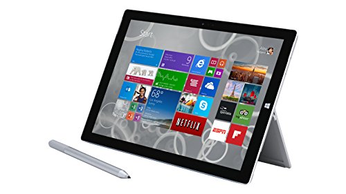 Microsoft Surface Pro3 30,4 cm (12 Zoll) Tablet-PC (Intel Core-i3 4020Y, 1,5GHz, 4GB RAM, 64GB SSD, Win 8, Touchscreen) silber