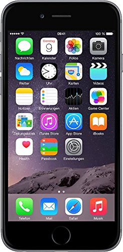 Apple iPhone 6 Smartphone (4,7 Zoll (11,9 cm) Touch-Display, 16 GB Speicher, iOS 8) grau