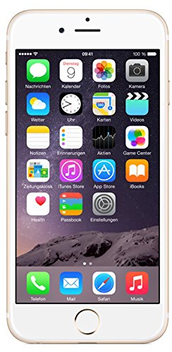 Apple iPhone 6 Smartphone (4,7 Zoll (11,9 cm) Touch-Display, 16 GB Speicher, iOS 8) gold