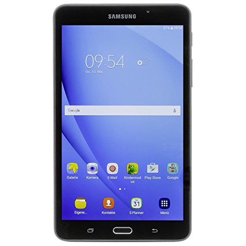 Samsung Galaxy Tab A T280 17,8cm (7 Zoll) Tablet PC (1,3 GHz Quad Core, 1,5GB RAM, 8GB HDD, WiFi Android 5,1) schwarz
