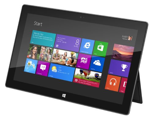 Microsoft Surface Windows RT Tablet 32 GB (ohne Touch-Cover) schwarz