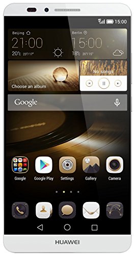 Huawei Ascend Mate 7 Smartphone (6 Zoll (15,2 cm) Touch-Display, 16 GB Speicher, Android 4.4) silber