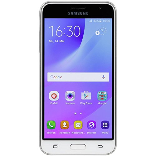 Samsung Galaxy J3 (2016) DUOS Smartphone (5,0 Zoll (12,63 cm Touch-Display, 8 GB Speicher, Android 5.1) weiß, Tschechische Version