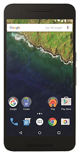 Google Nexus 6P Smartphone (5,7 Zoll (14,5 cm) Touch-Display, 64 GB interner Speicher, Android 6.0) graphit
