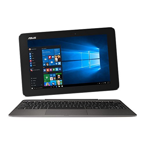 Asus T100HA-FU002T 25,7 cm (10,1 Zoll Glare Type) Convertible Laptop (Intel Atom x5-Z8500, 2GB RAM, 32GB eMMC, Intel HD, Win 10 Home) grau