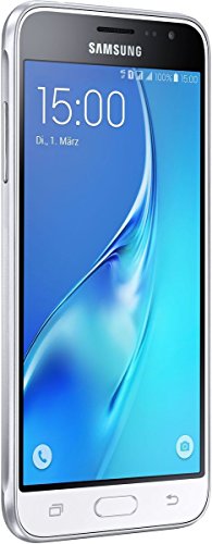 Samsung Galaxy J3 (2016) DUOS Smartphone (5,0 Zoll (12,63 cm Touch-Display, 8 GB Speicher, Android 5.1) weiß, Tschechische Version