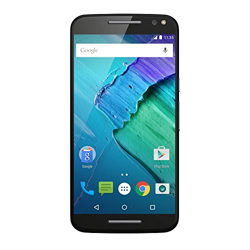 Motorola Moto X Style Smartphone (14,4 cm (5,7 Zoll), 32 GB Speicher, Android Lollipop 5.1.1) schwarz