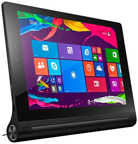 Lenovo Yoga Tablet 2-8 20,32 cm (8 Zoll Full HD-IPS) Windows Tablet (Intel Atom Z3745 Quad-Core Prozessor, 1,86GHz, 2GB RAM, 32GB interner Speicher, 1.6MP + 8MP KameraTouchscreen, Windows 8.1) schwarz