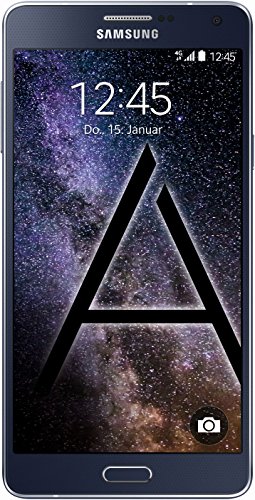 Samsung Galaxy A7 Smartphone (13,9 cm (5,5 Zoll) Full HD Super AMOLED-Display, 1,8GHz Quad-Core Prozessor, 13 Megapixel-Kamera, Android 4.4) midnight-black