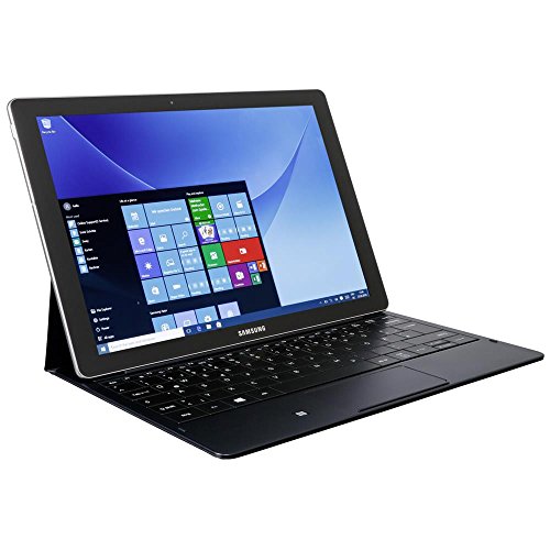 Samsung Galaxy TabPro S SM-W700 30,7 cm (12 Zoll) Tablet-PC (Intel Core m3-6Y30, 4GB RAM, 128GB SSD, Wifi, Windows 10 Home) schwarz inkl. Bookcover mit vollwertiger Tastatur