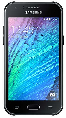 Samsung Galaxy J1 Smartphone (4,3 Zoll (10,9 cm) Touch-Display, 4 GB Speicher, Android 4.4) schwarz