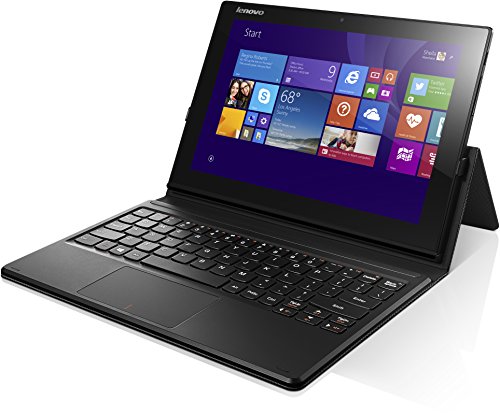 Lenovo MIIX 3-1030 25,7 cm (10,1 Zoll FHD TN) Convertible Tablet-PC (Intel Atom Z3735F, 1,86GHz, 2 GB RAM, 32GB eMMC, Touchscreen, Win 8.1) schwarz