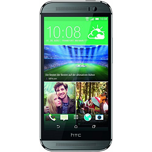 HTC One M8 Smartphone (5 Zoll (12,7 cm) Touch-Display, 16 GB Speicher, Android 4.4.2) metallgrau