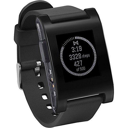 Pebble Smartwatch für iPhone and Android (schwarz)