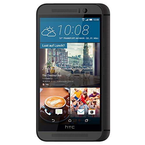 HTC One M9 Smartphone (5 Zoll (12,7 cm) Touch-Display, 32 GB Speicher, Android 5.0.2) dunkelgrau